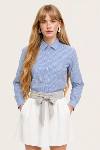 Streifenbluse „Alpine Classic“