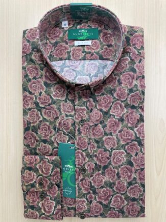 Slim-Fit Hemd mit Blumendruck